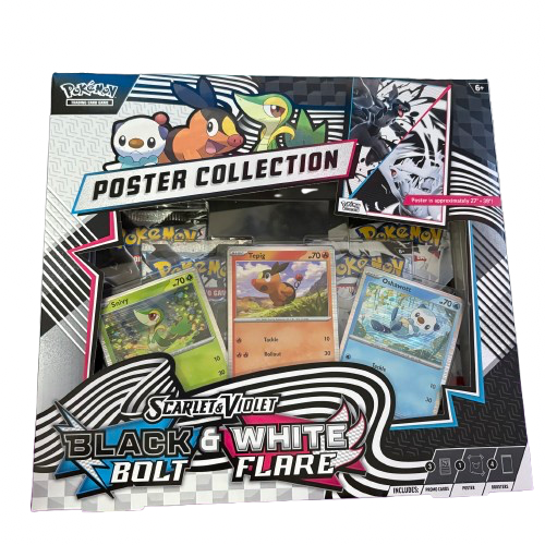 Scarlet & Violet Black Bolt and White Flare Poster Collection